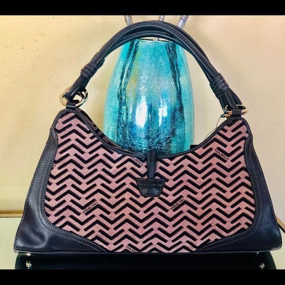 New Via Spiga Handbags Viola Geo design Leather - Picture 1 of 11